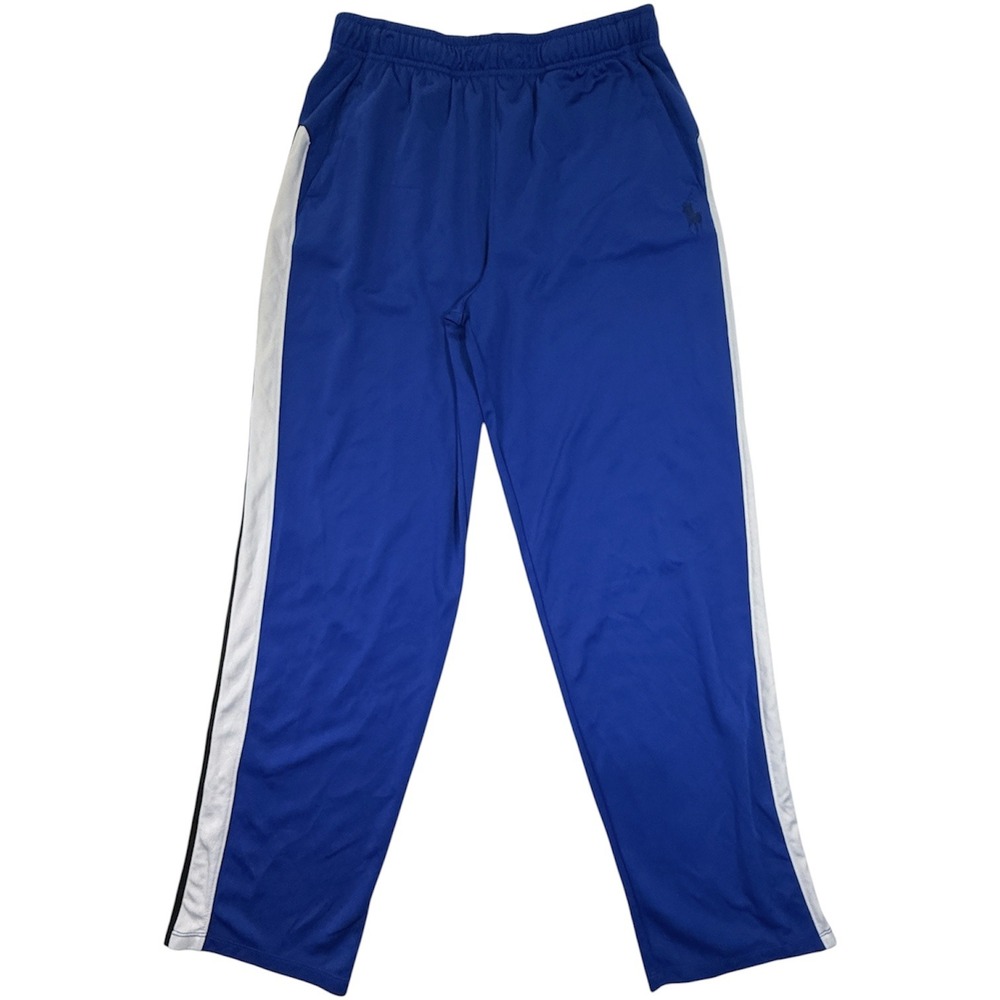 Polo Ralph Lauren Track Pants Men XL Blue Side Stripe RN 41381
